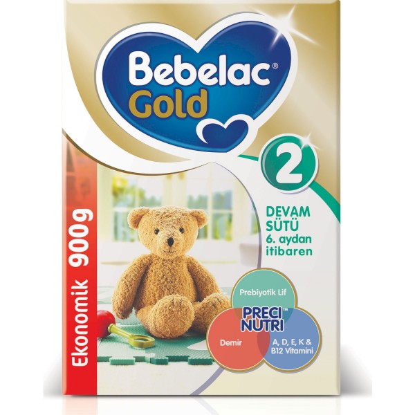 Bebelac Gold 2 Devam Sütü 900 gr