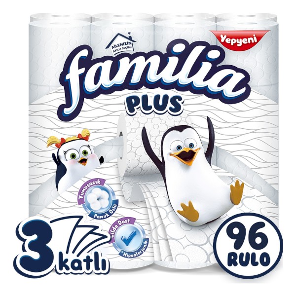 Familia Plus Tuvalet Kağıdı 96 Rulo