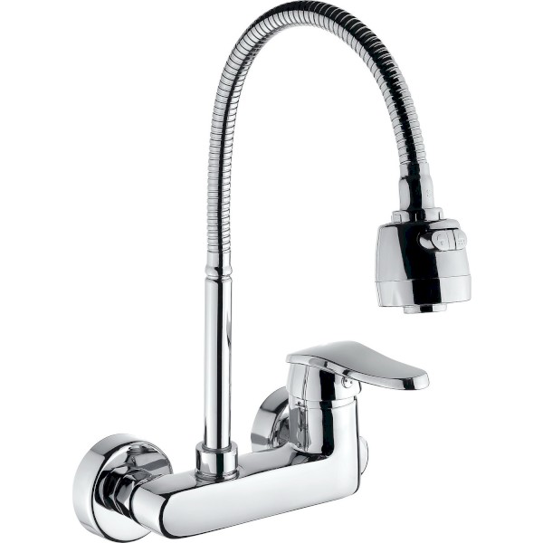 Spiralli Oynar Başlıklı Evye Batarya Düz Mutfak Bataryası Tam Takım Seramik Kartuş Aç Kapa