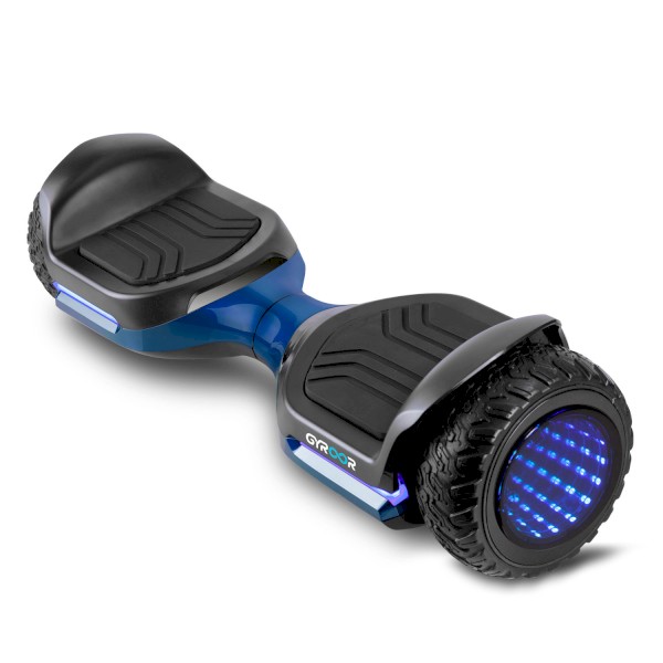 Gyroor Swift G1 Elektrikli Kaykay Off Road Hoverboard 6.5 İnch Ledli Teker Mavi Akıllı Dengeli