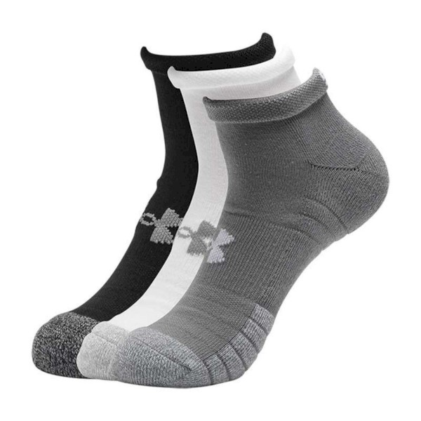Under Armour Heatgear Lo Cut Çorap 3lü Paket Siyah/Gri/Beyaz MEDIUM
