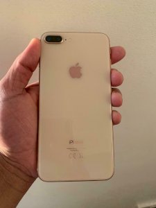 iPhone 8 Plus gold 64gb unlocked. Immaculate condition